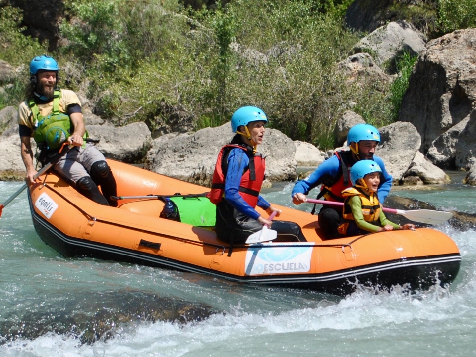 Rafting con niños Rafting con niños