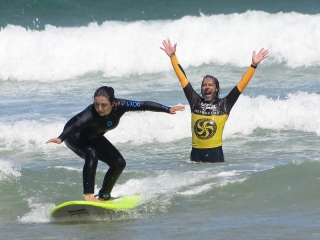 Curso de surf de 5 días en Somo 10 horas