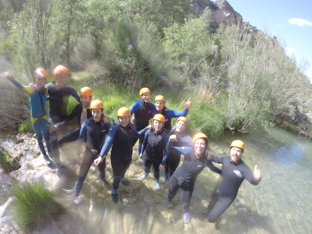 Barranquismo en el río Júcar 