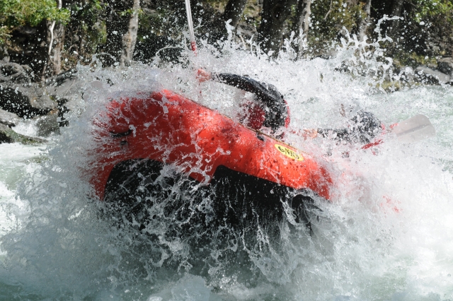 Descenso de rafting en el Noguera Pallaresa