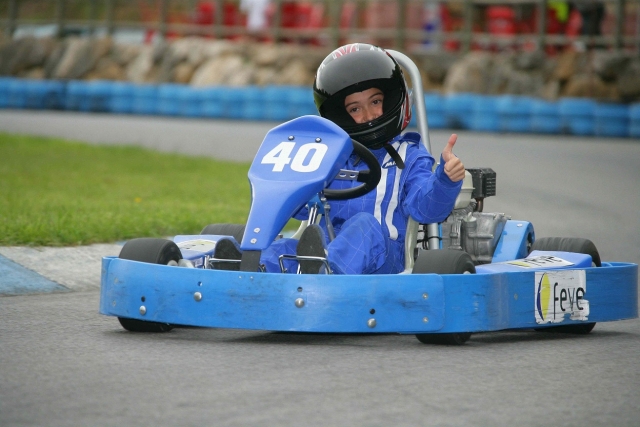 Manejando un kart