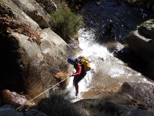 En el cañón del Ventano del Diablo