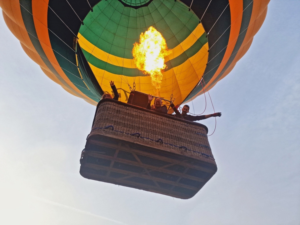 Emoción por comenzar a volar