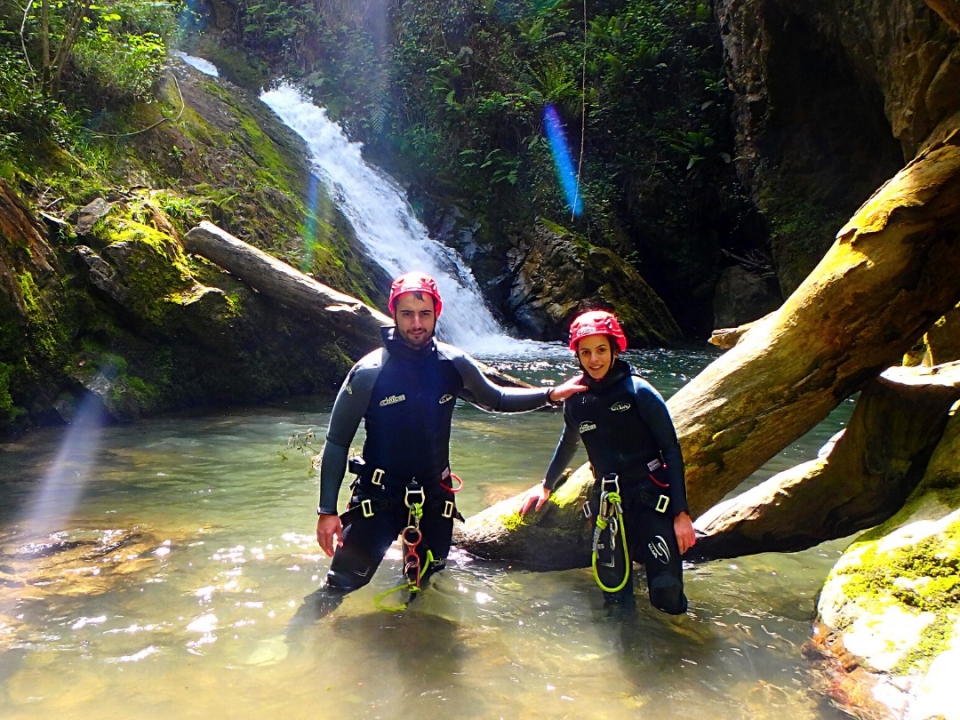 Descenso de cañón en Arriondas