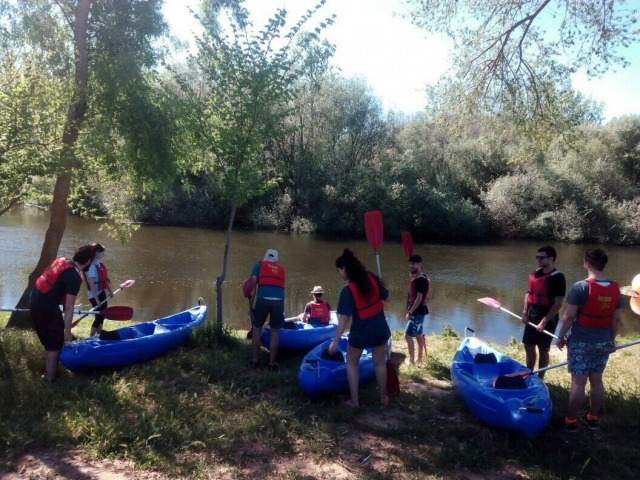Piraguas en Salamanca