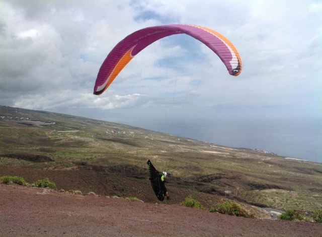 Comenzamos el vuelo en parapenle
