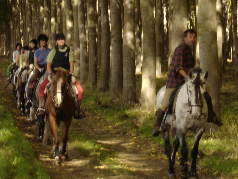 Cabalgando por los alrededores de Huertas