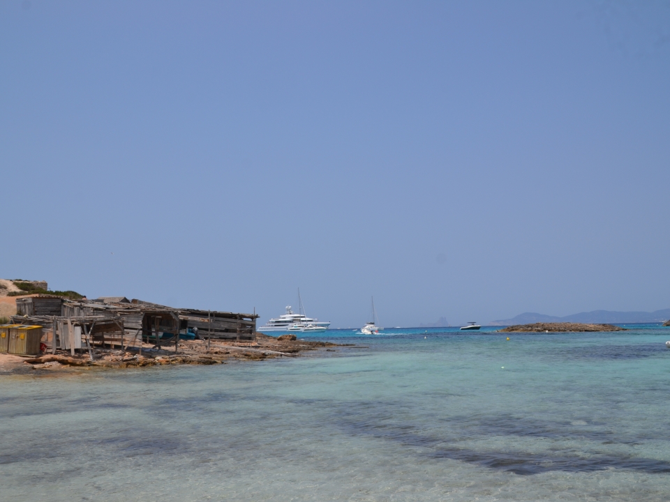 Navegando hasta Formentera