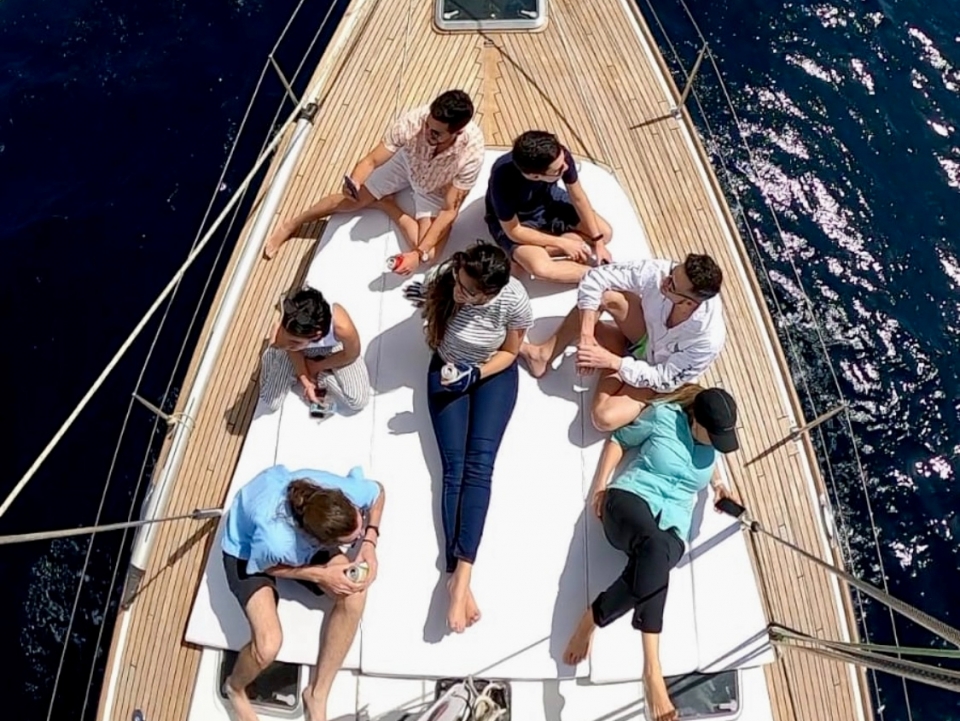 Velero con amigos