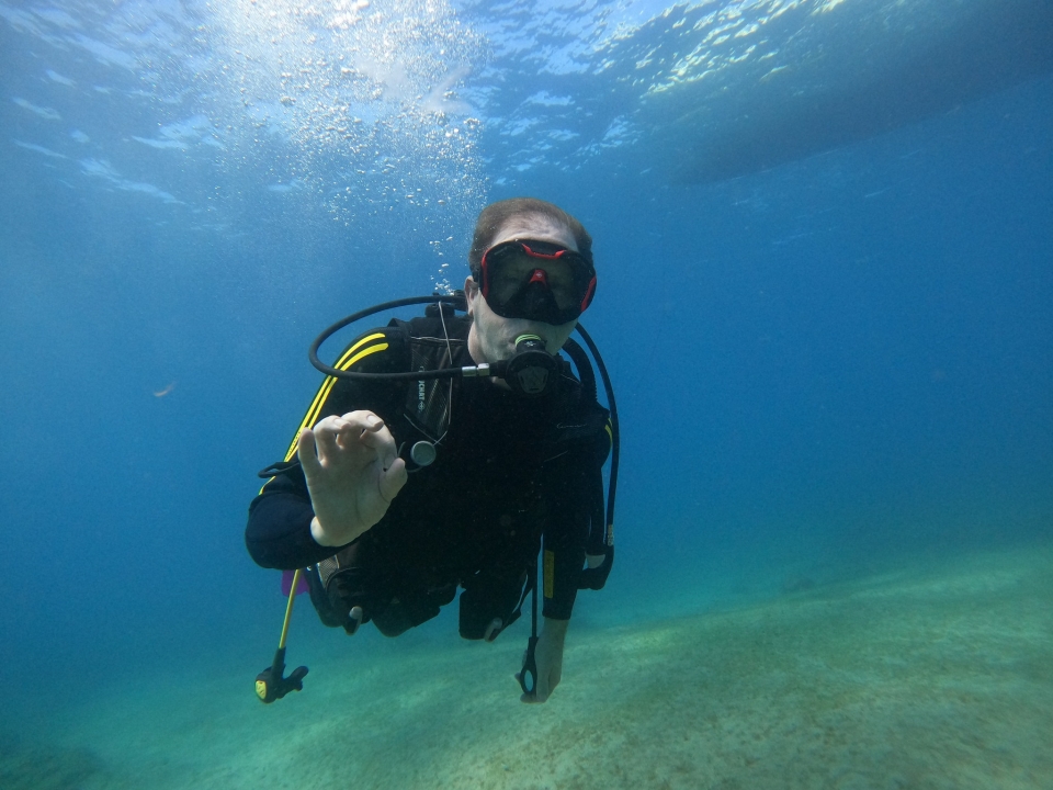 Primera inmersión de buceo