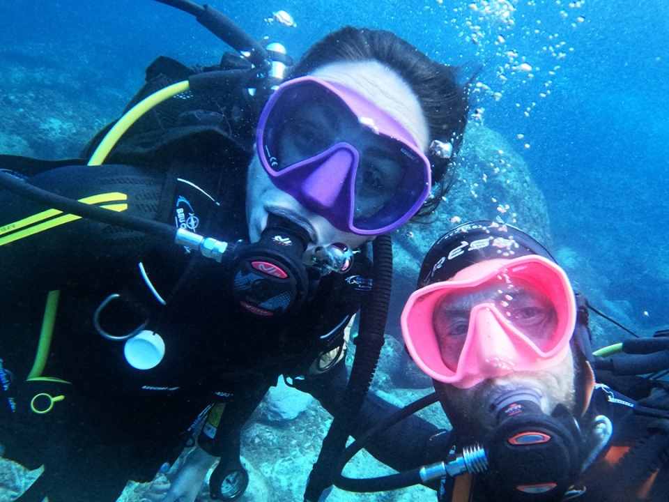 Selfie bajo el agua Selfie bajo el agua