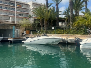 Renta de lancha con título Playa del Arenal, 8h