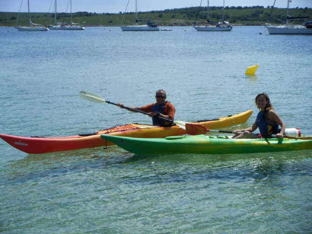 Excursión en kayak en Fornells