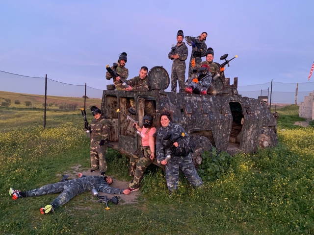 Gotcha 100 bolas + BBQ en Navalcarnero
