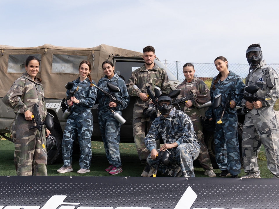 Partida de gotcha en Navalcarnero