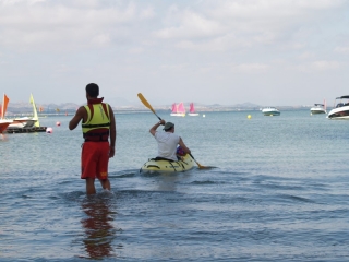 Renta kayak individual Manga del Mar Menor 1h