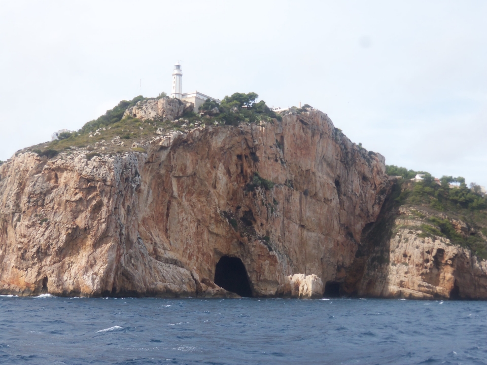 Cabo de la Nao mirando a Baleares. Cabo de la Nao mirando a Baleares.