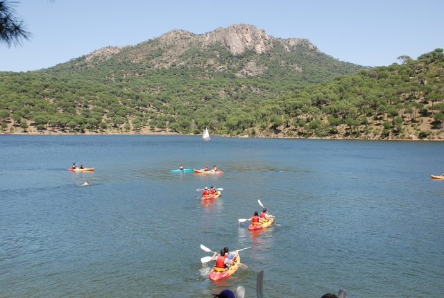 Ruta de piragua embalse San Juan
