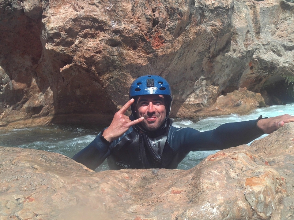Descenso de cañones en el Cabriel