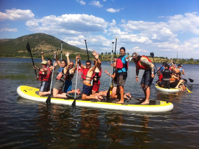 Big SUP con colegas
