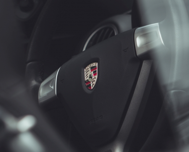 Diseño del volanle del Porsche