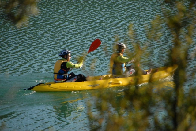 Ruta en kayak en Barasona