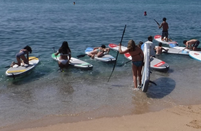 Iniciación en paddle board  Vilassar de Mar, 90 min