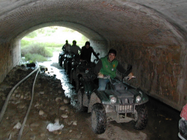 ruta bajo túnel