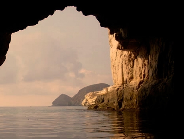 Kayak en cueva