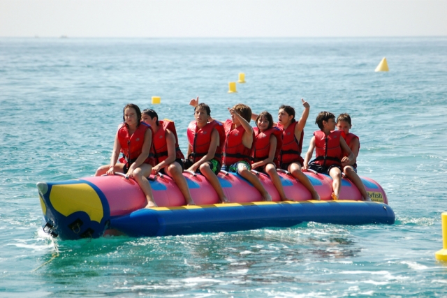 Preparados para banana boat