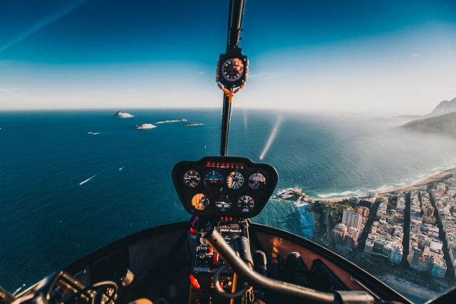 Vuelo en helicóptero por Donostia