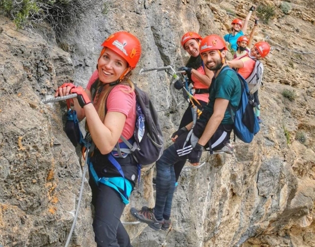 Por las paredes verticales de Callosa del Segura