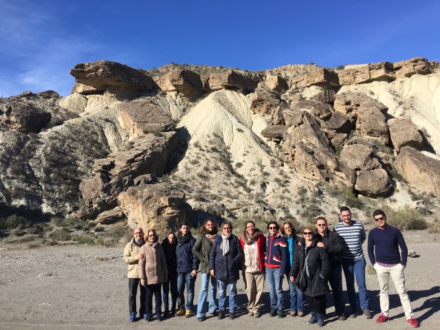 Grupo en Tabernas