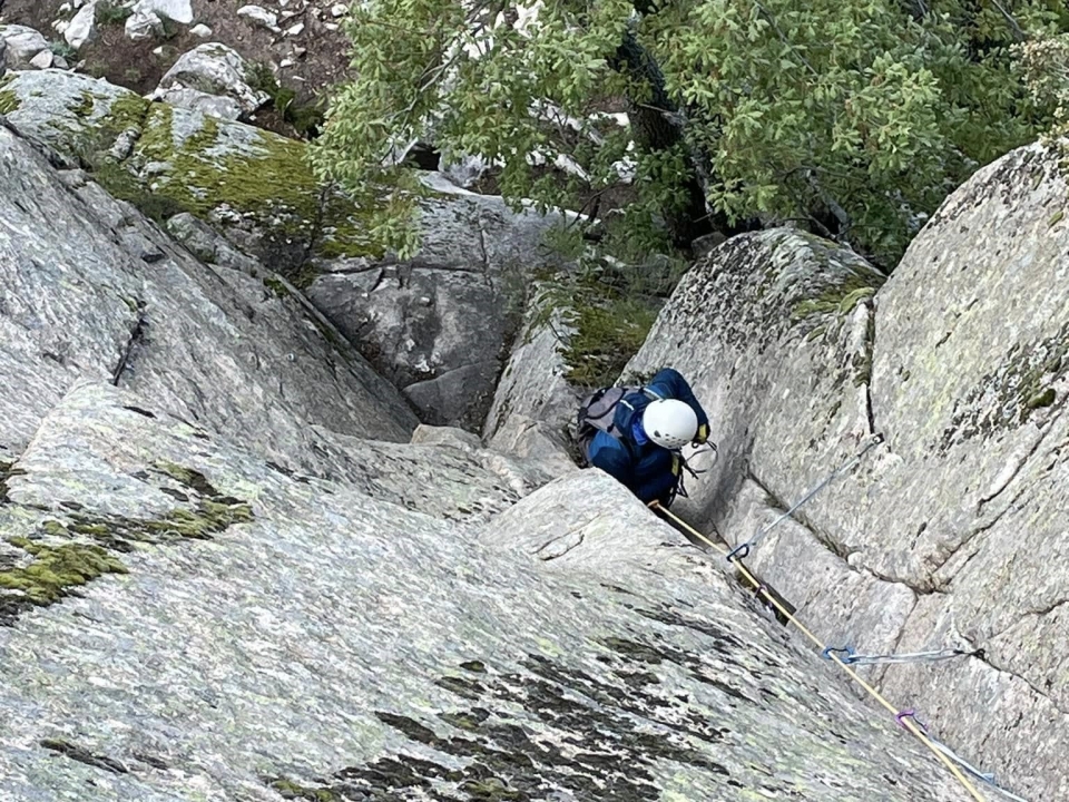 Escalada avanzada en la Sierra de Guadarrama
