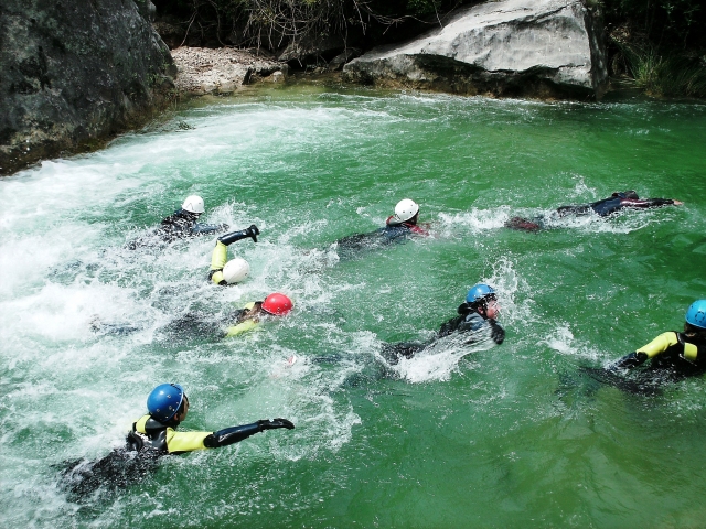 Descenso de cañones