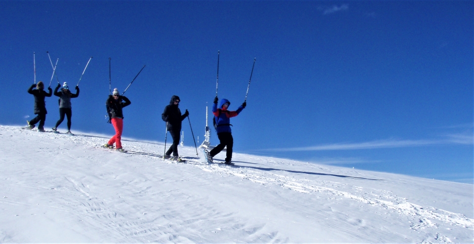 Ruta de raquetas de nieve en Tosa del Alp