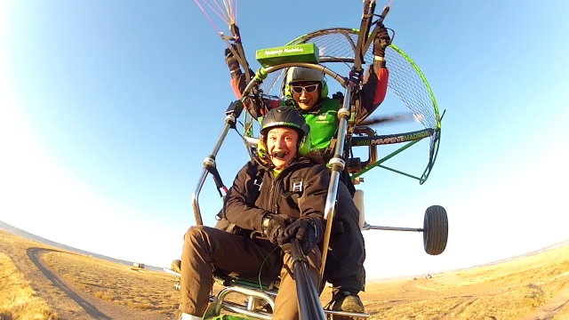 cara de susto volando