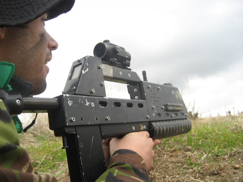 Marcadora de laser tag