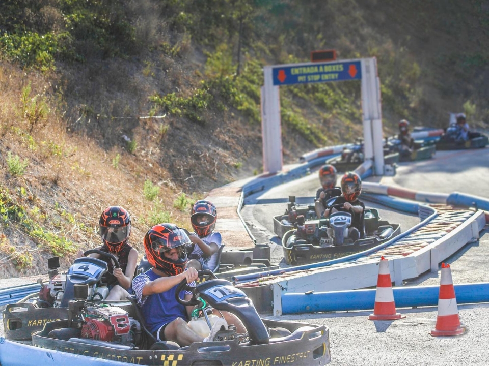 Carrera de karting Carrera de karting