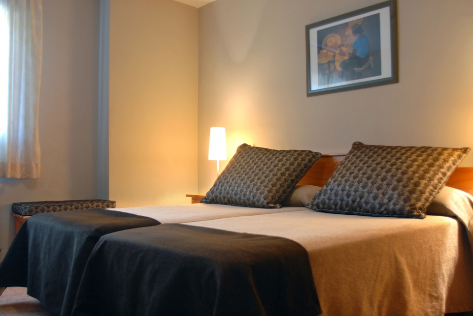 Cómodas habitaciones de hotel 
