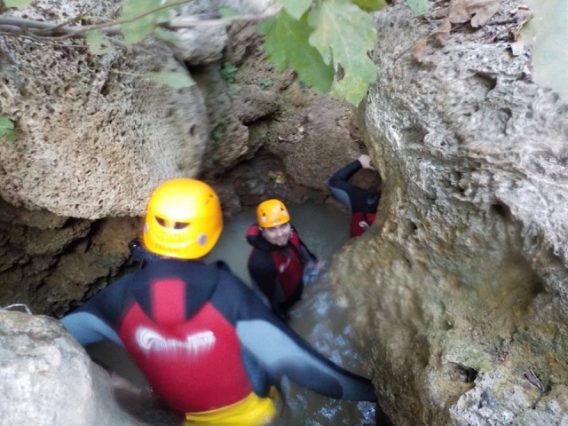 Descenso del cañón
