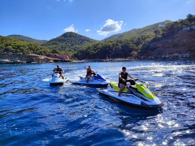 Amigos en la jet ski