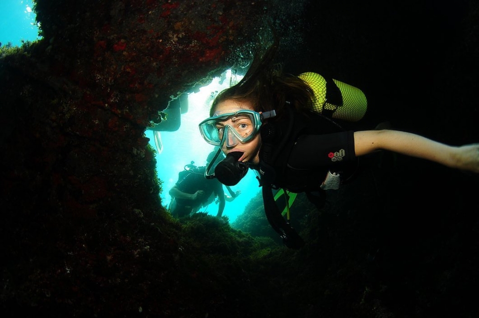 Inmersión de buceo por Ibiza