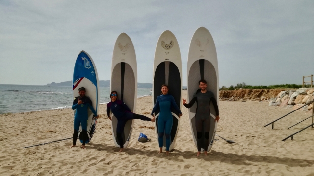 Renta de tablas de paddle board en L'Estartit