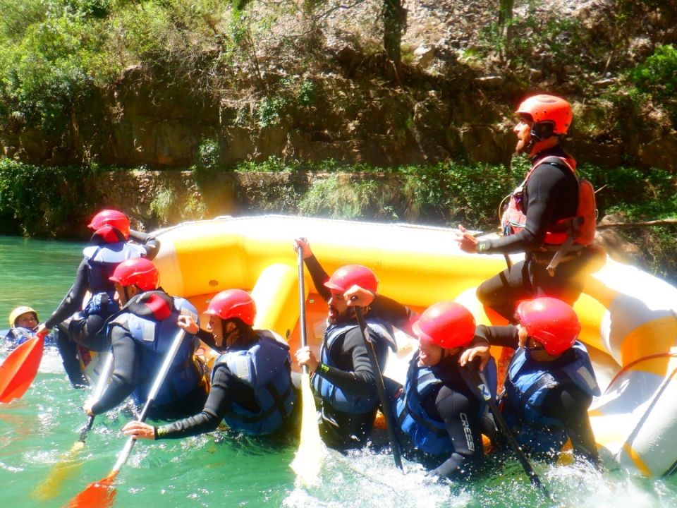 Rafting en el Mijares