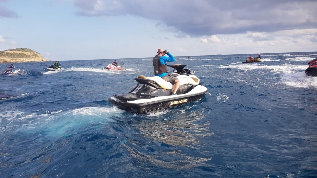 Ruta en jetski guiada en Dénia