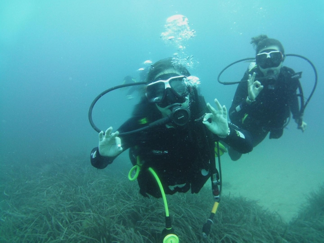 Bautizo de buceo en San Juan de los Terreros