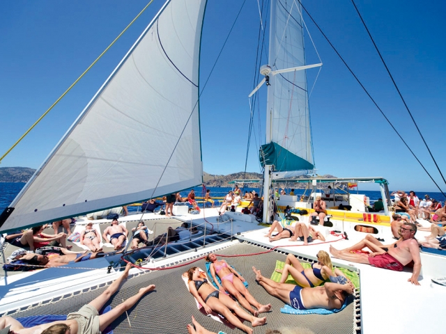 Tomando el sol a bordo Tomando el sol a bordo