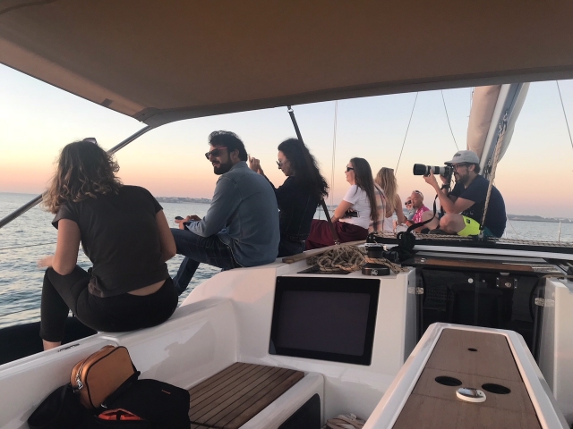 Momentos de relajación en velero