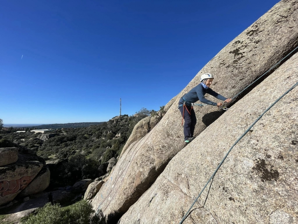 Escalando las paredes de Guadarrama